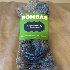 Bombas Gray everyday Compression Socks - small